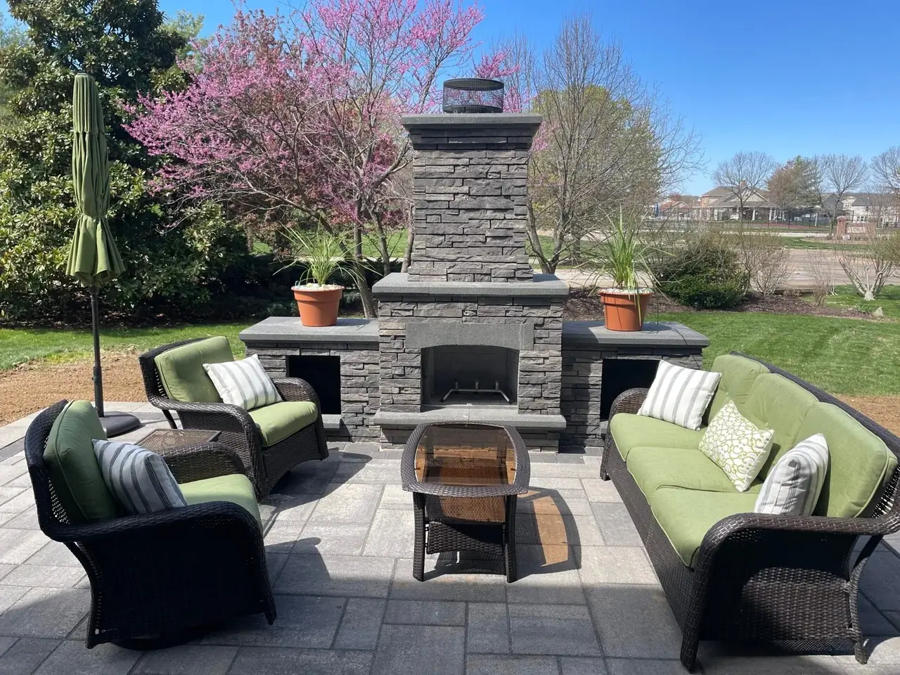 Outdoor Living | STL Hardscape Solutions Completed outdoor living detail by STL Hardscape Solutions in Greater STL Area