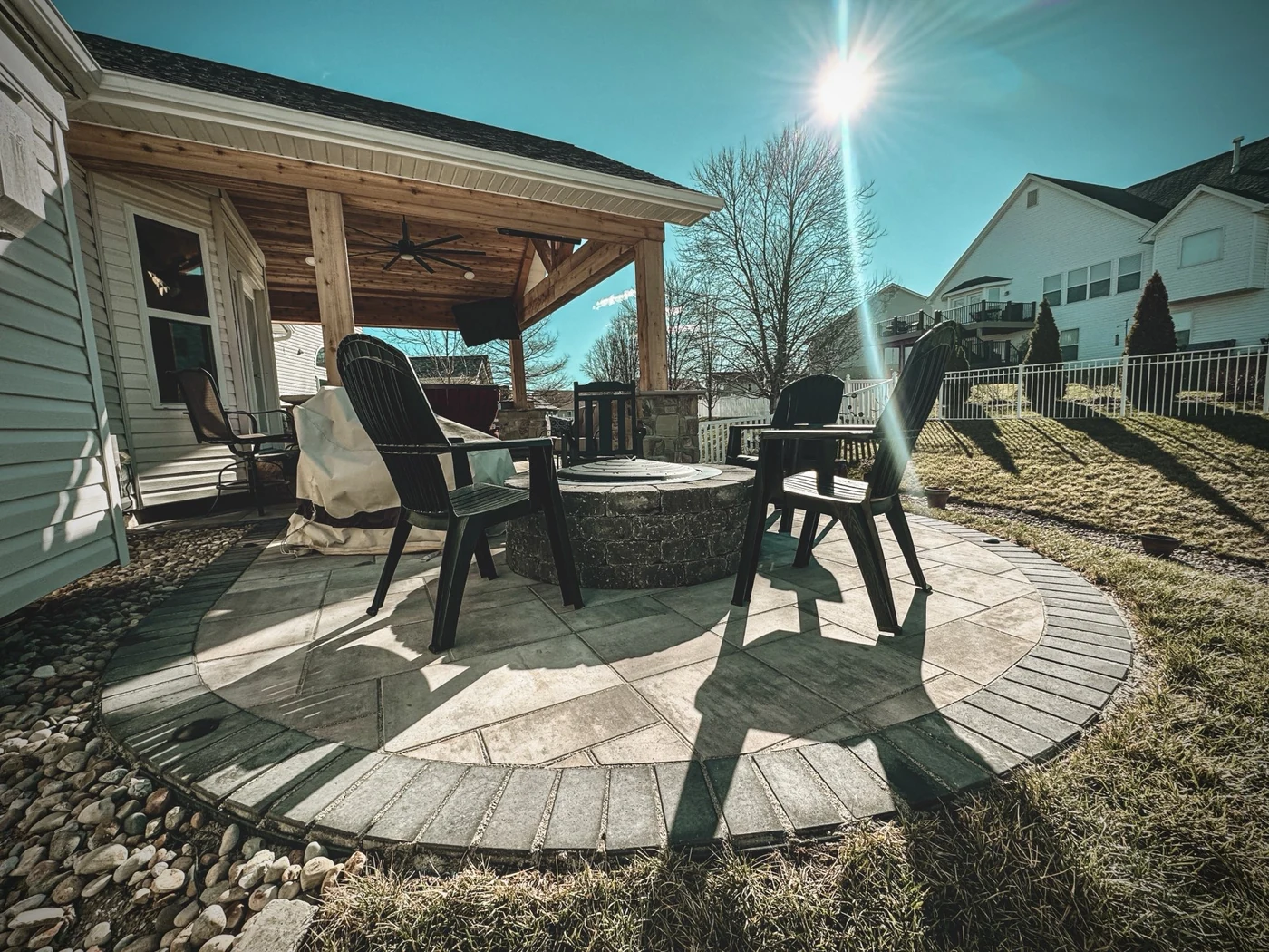 Round Paver Patio Retreat Round Paver Patio Retreat — STL Hardscape Solutions portfolio image