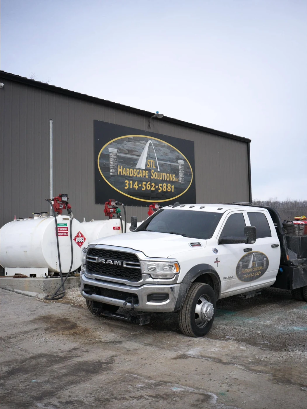 STL snow service fleet - completed hardscape project in St. Louis