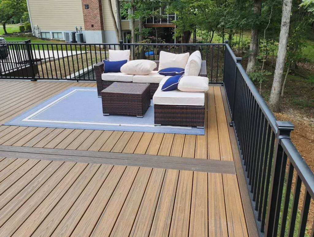 Custom deck by STL Hardscape Solutions in Saint Louis